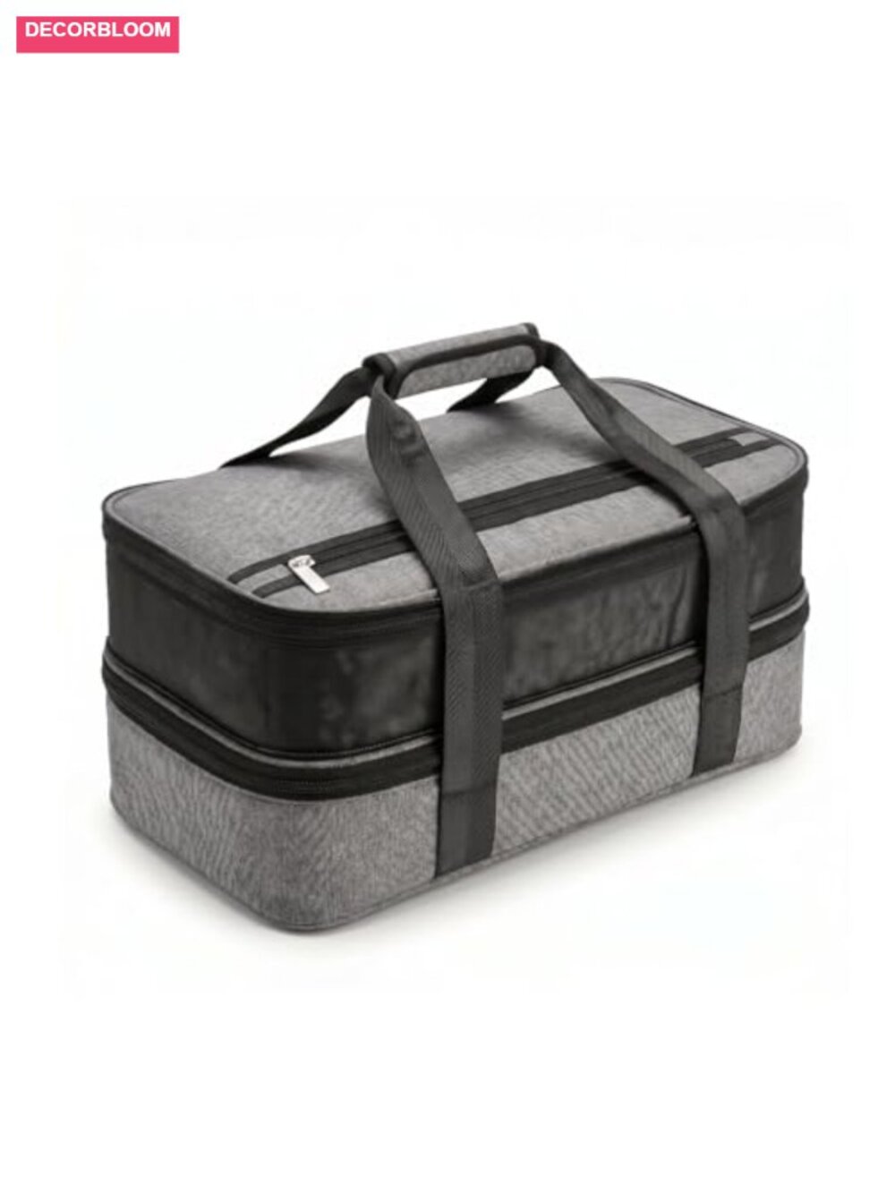 Insulated Double Decker Casserole Carrier 9x13 Expandable
